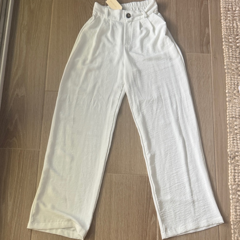 Lightweight white pants